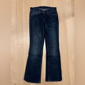 7 For All Mankind Flare Wide Leg Jeans 24